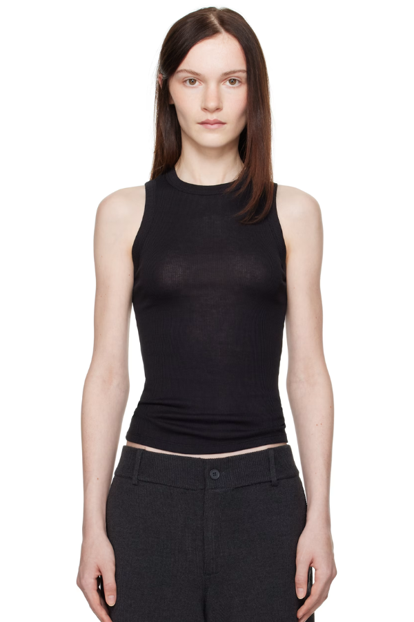 AYA MUSE - RIBBED HIGH NECK TANK