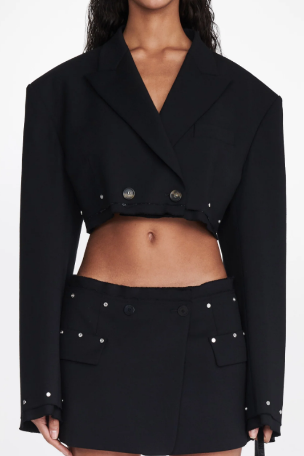 DION LEE - RIVETED BLAZER SKIRT