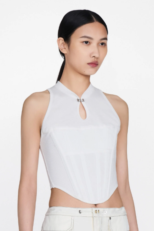 DION LEE - QIPAO CORSET TANK