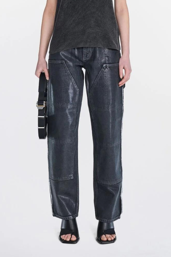 LAMINATED CARPENTER JEAN