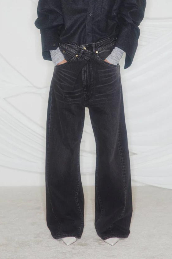 DARKPARK - INES - FOLD OVER DENIM