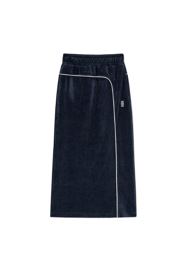 KIJUN - VELOUR LONG SKIRT