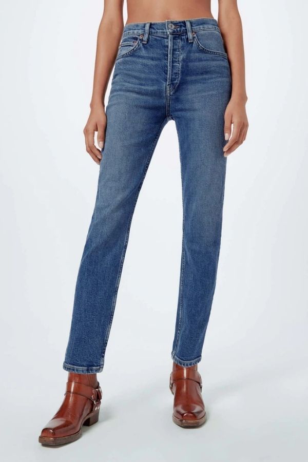 REDONE - 90S HIGH RISE ANKLE JEANS